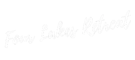 Four Lakes Retreat Isle of Wight logo white