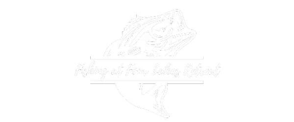 Fishing at Four Lakes Retreat logo white